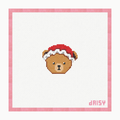 Mini Mrs. Claus Bear needlepoint canvas
