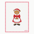 Mrs. Claus Bear needlepoint canvas