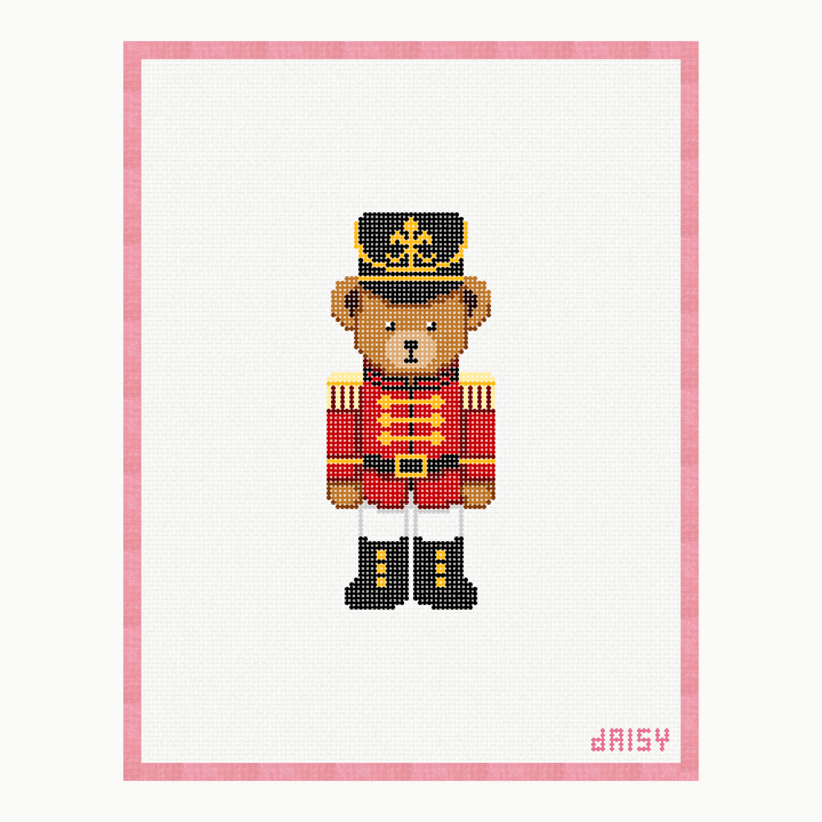 Nutcracker Bear needlepoint canvas