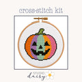 Rainbow Pumpkin Cross Stitch Kit